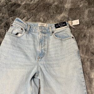 Abercrombie & Fitch Light Blue Straight Leg Jeans